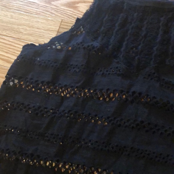Free People tank with mesh hole details - Picture 4 of 4